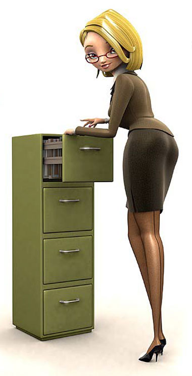 office girl